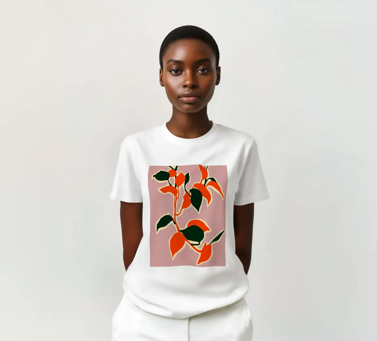 Astrazione fogliare t-shirt da Kintsugi99