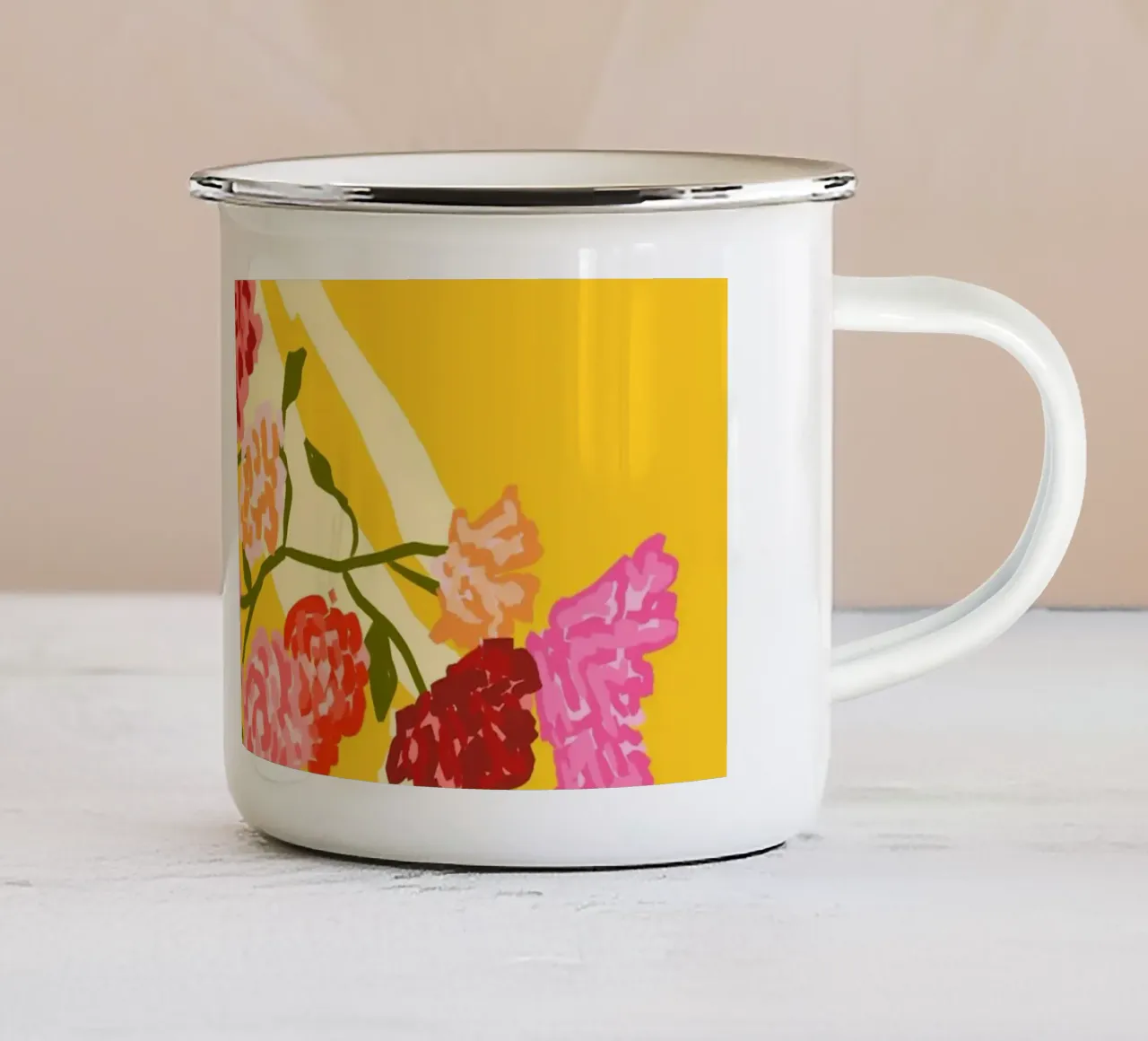 Bagliore della finestra tazza in smalto da Kintsugi99