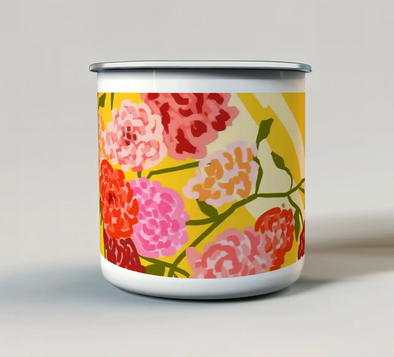 Bagliore della finestra tazza in smalto da Kintsugi99
