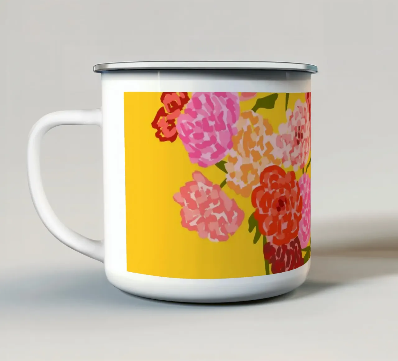 Bagliore della finestra tazza in smalto da Kintsugi99