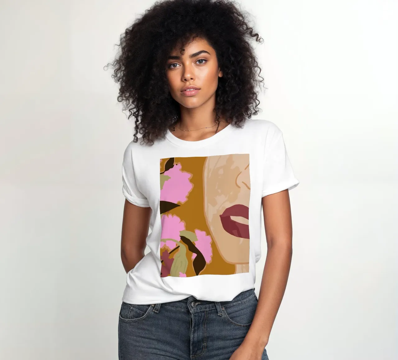Purple Passion women's fitted t-shirt by Kintsugi99