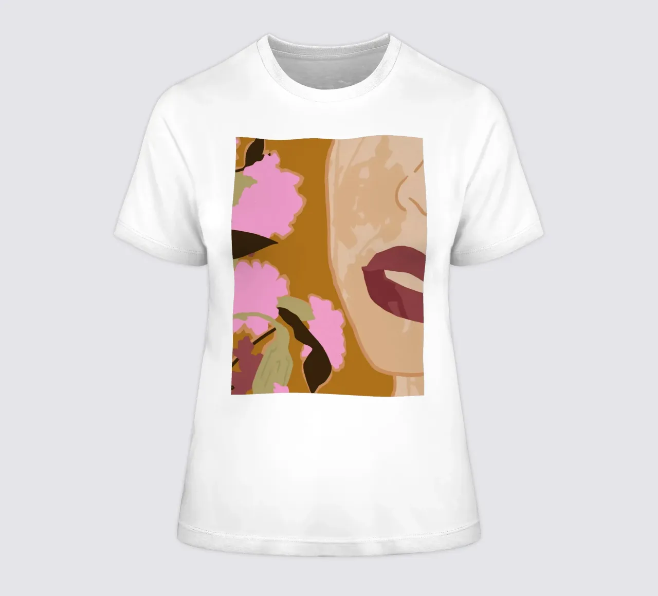 Purple Passion women's fitted t-shirt by Kintsugi99