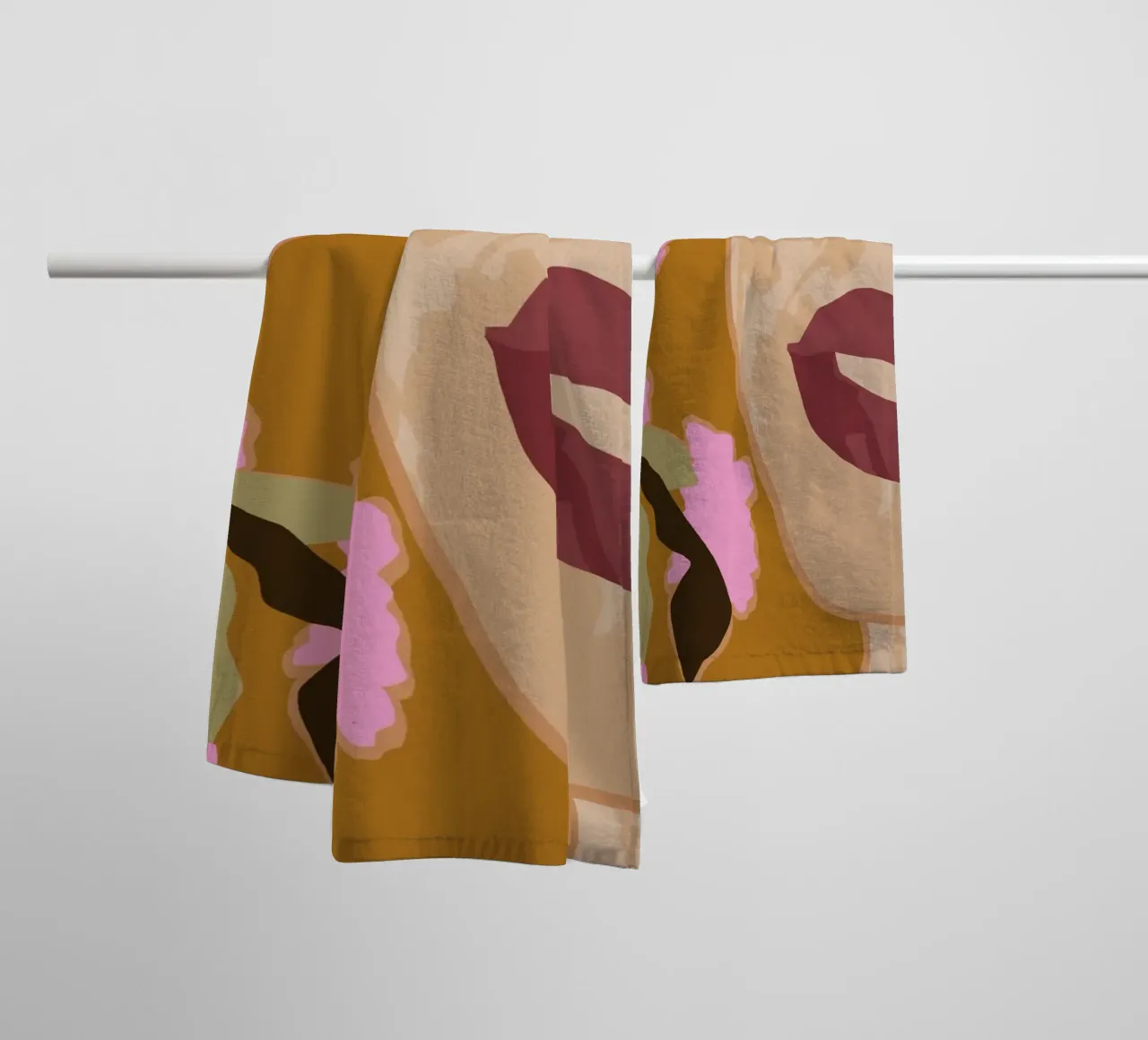 Passione viola asciugamano da bagno da Kintsugi99