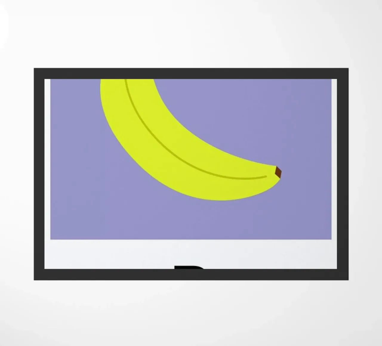 „The Food Alphabet“ - B like Banana zerbino da BLAEK Design Studio