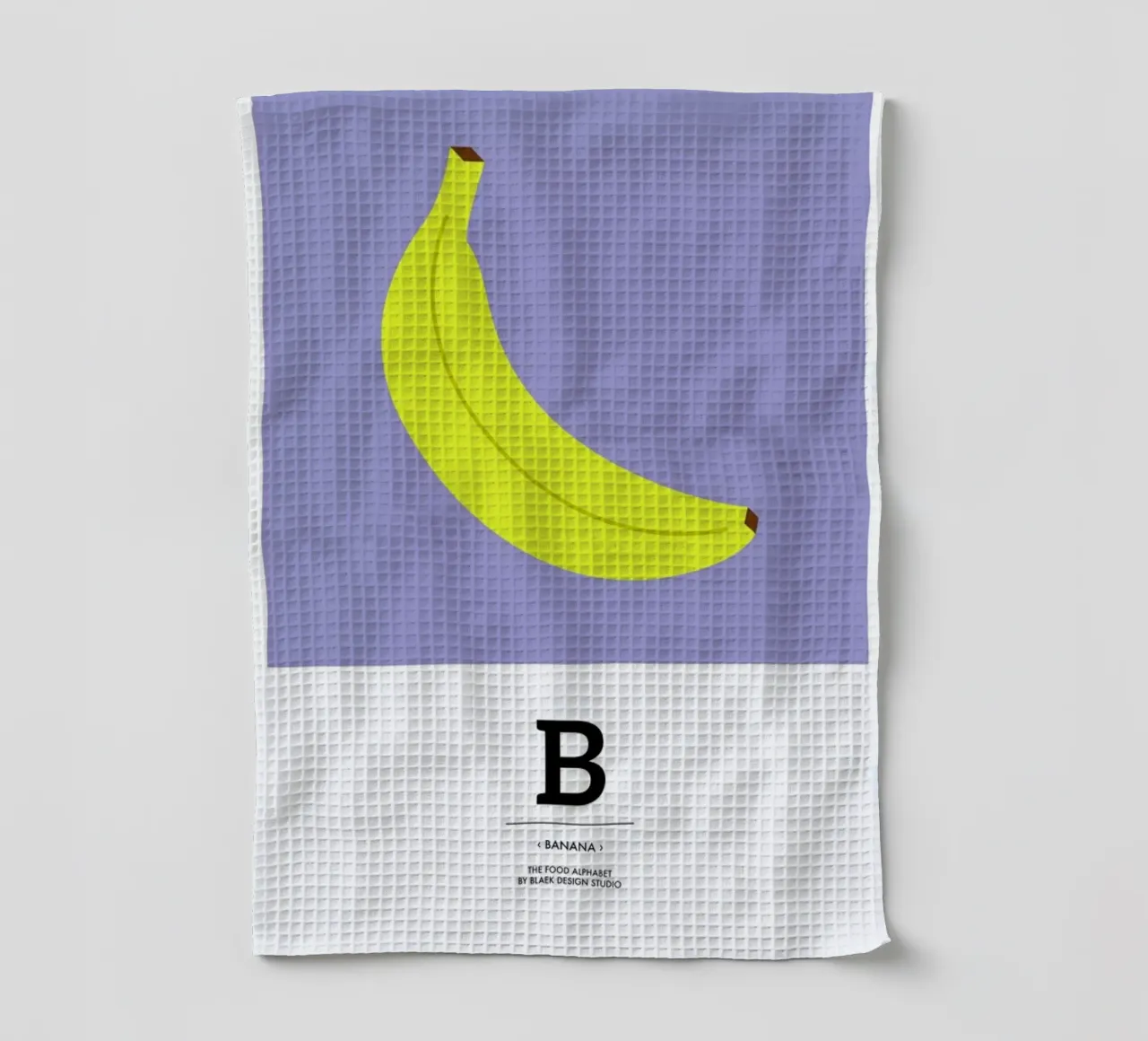 „The Food Alphabet“ - B like Banana canovaccio da cucina da BLAEK Design Studio