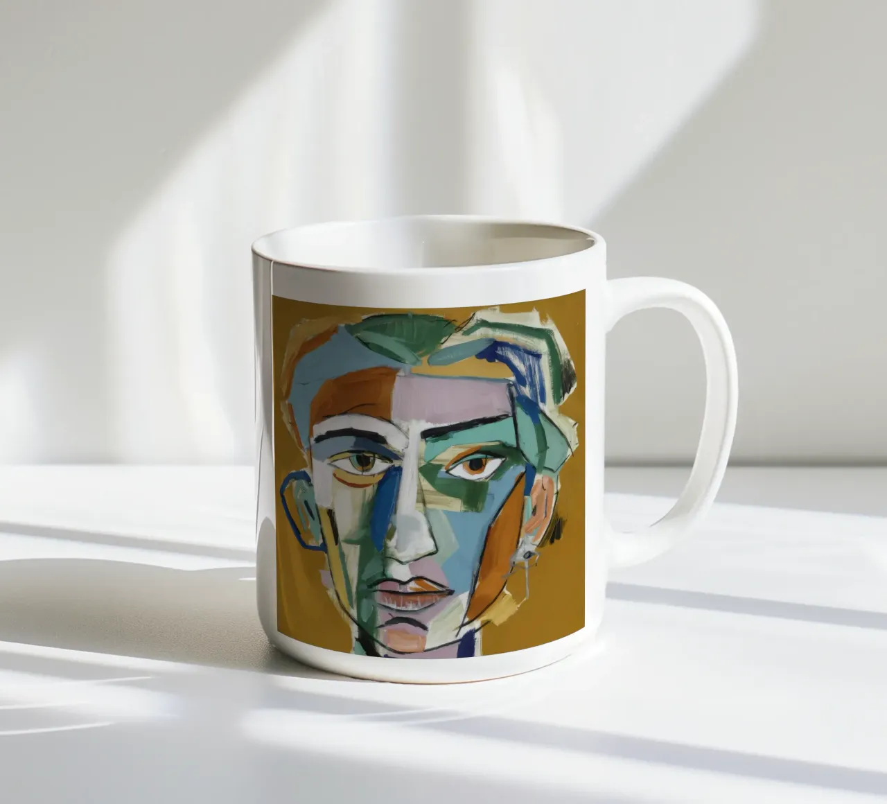 Blue Serenity ceramic mug by Lunar Templar