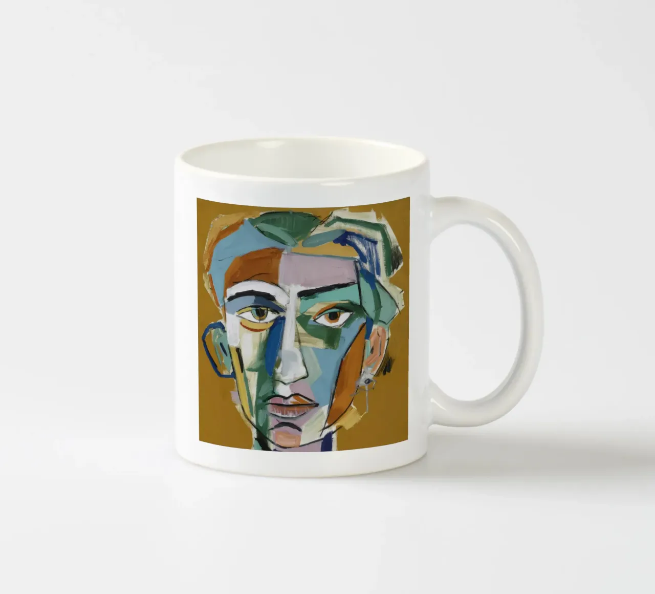 Blue Serenity ceramic mug by Lunar Templar
