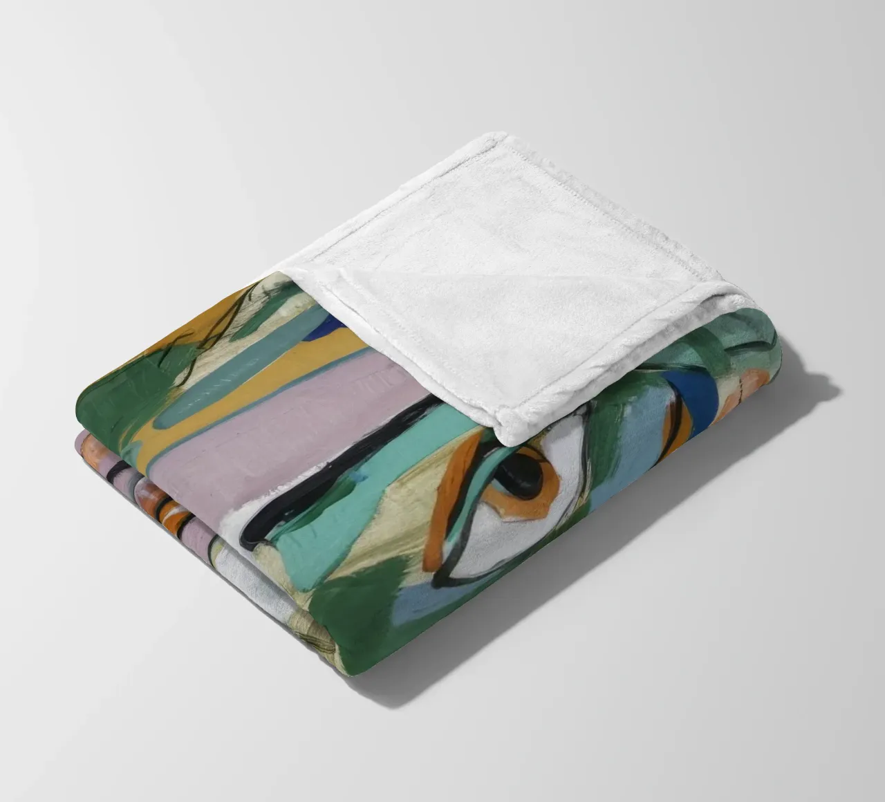 Blue Serenity fleece blanket by Lunar Templar