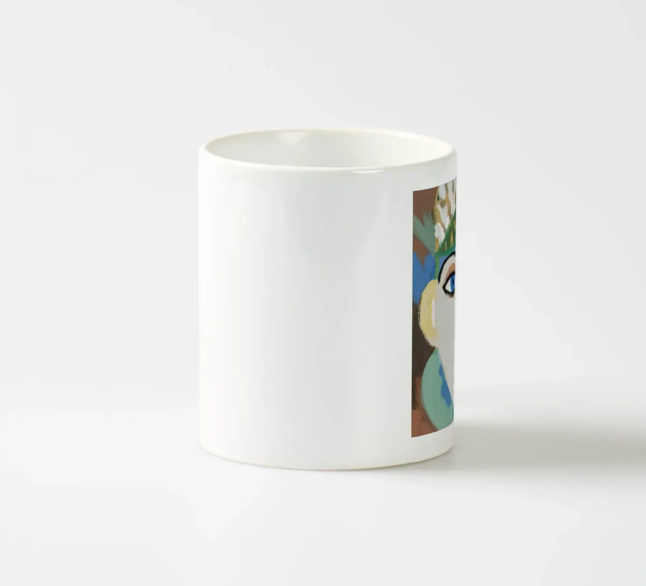Fusione astratta tazza in ceramica da Lunar Templar