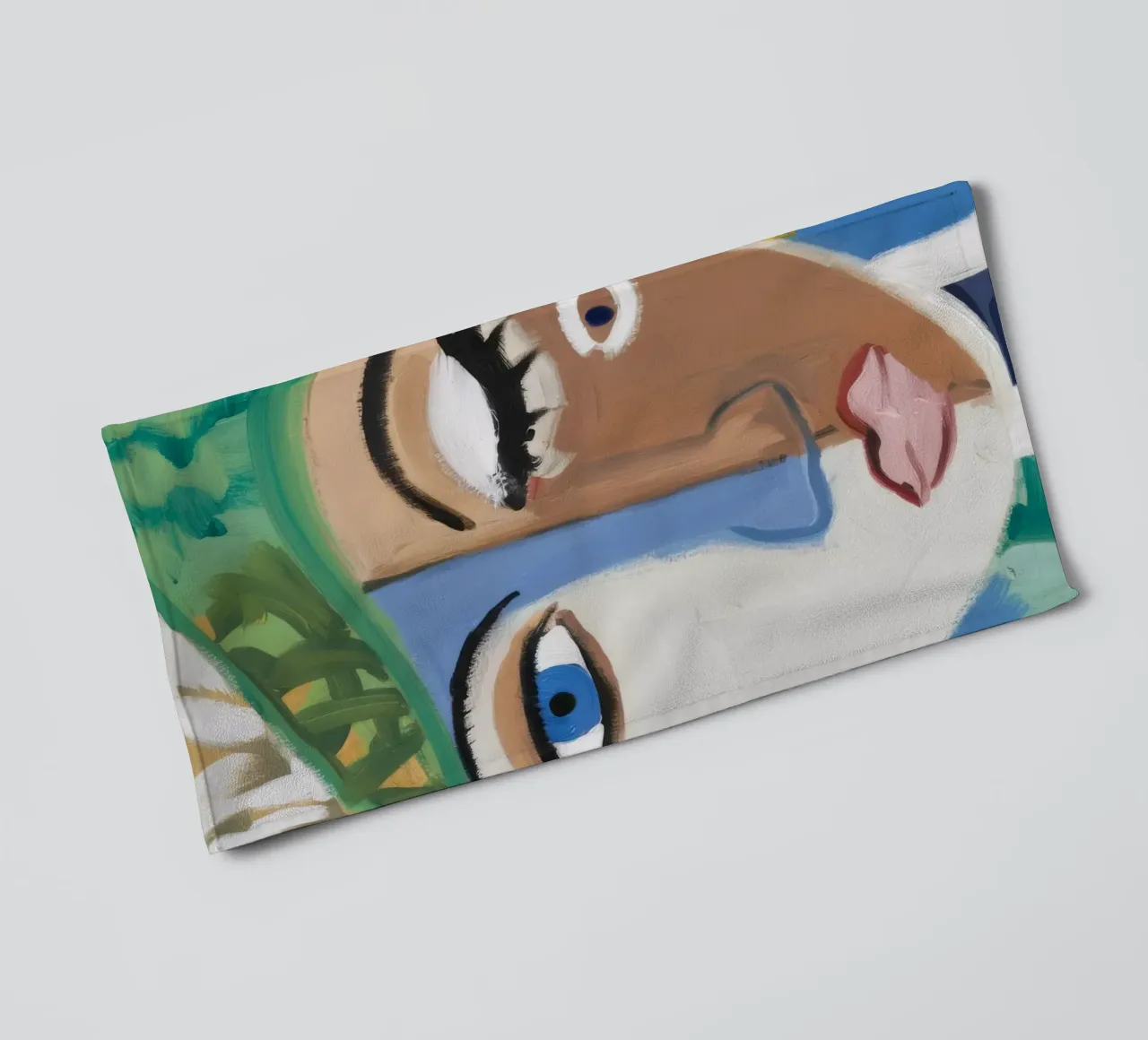 Abstract Fusion towel by Lunar Templar