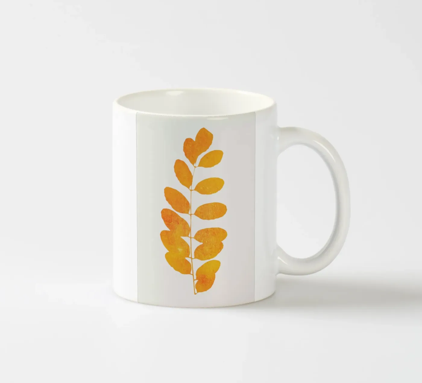 Oak Leaf keramische mok van Kubistika