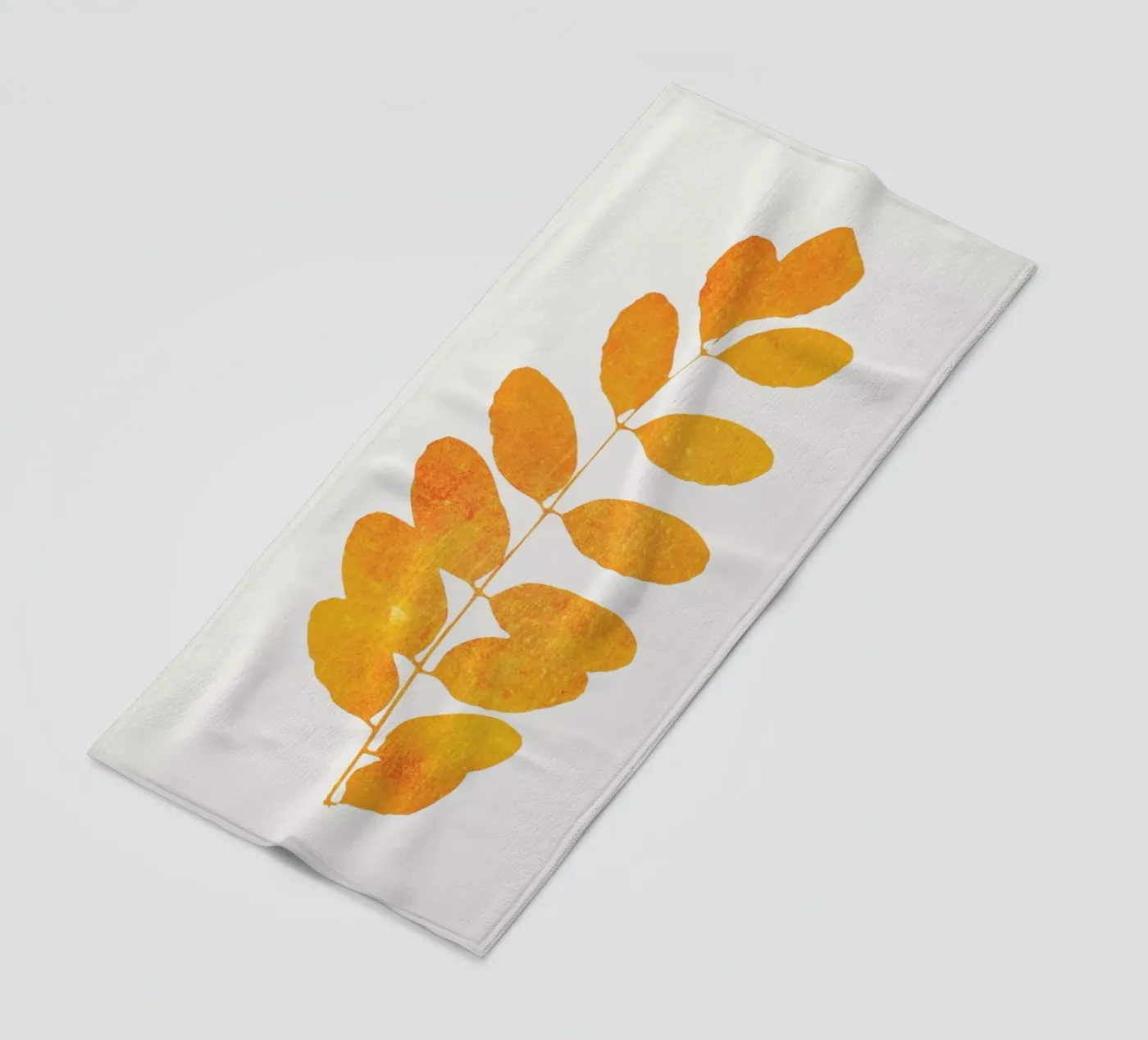 Oak Leaf Strandtuch von Kubistika