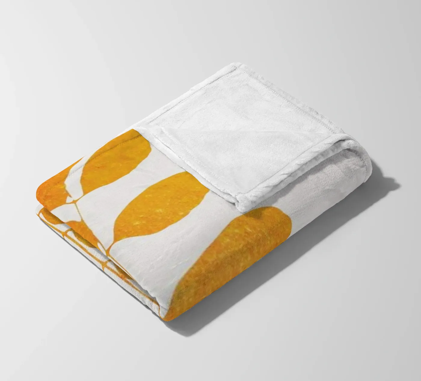 Oak Leaf fleece blanket by Kubistika