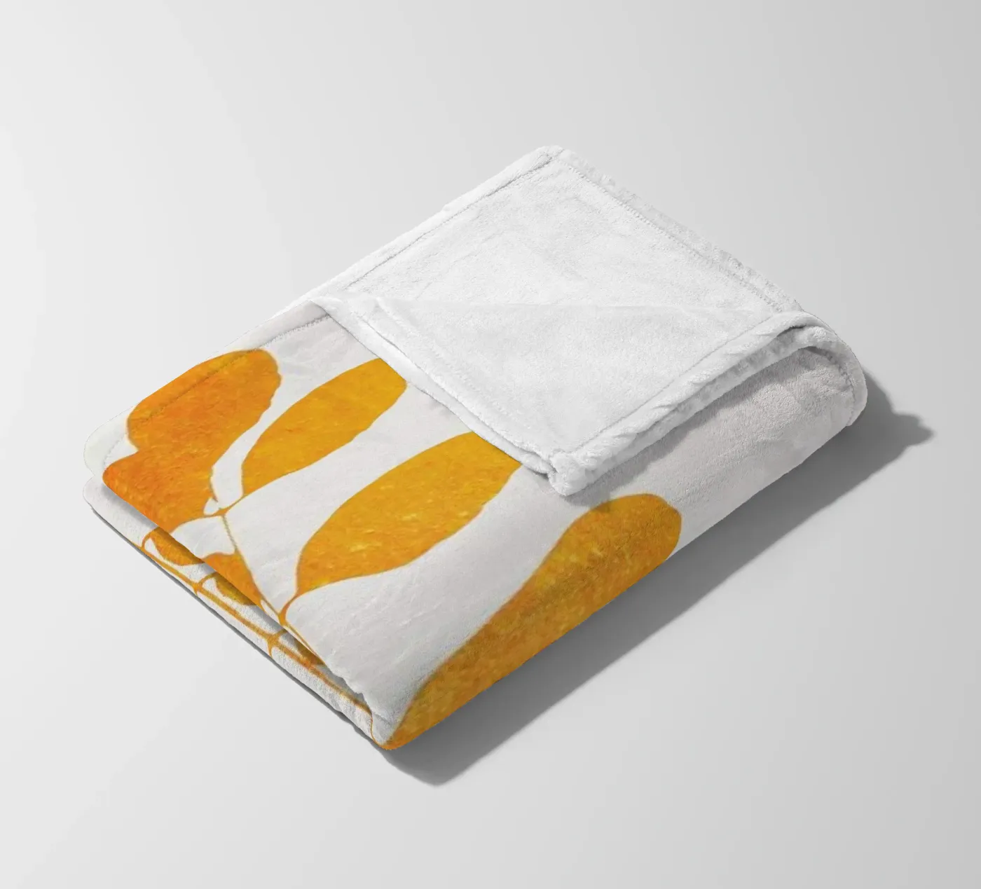 Oak Leaf fleece blanket by Kubistika