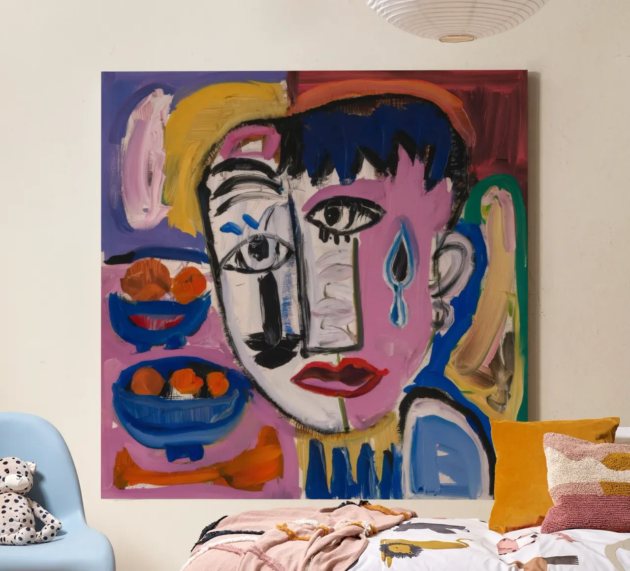 Réflexion sur les larmes toile de Lunar Templar