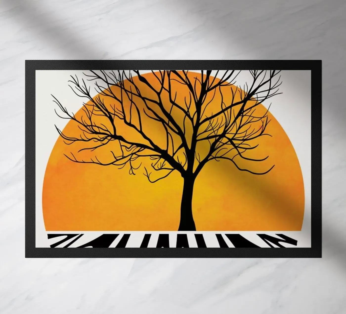 Warming Roots doormat by Kubistika