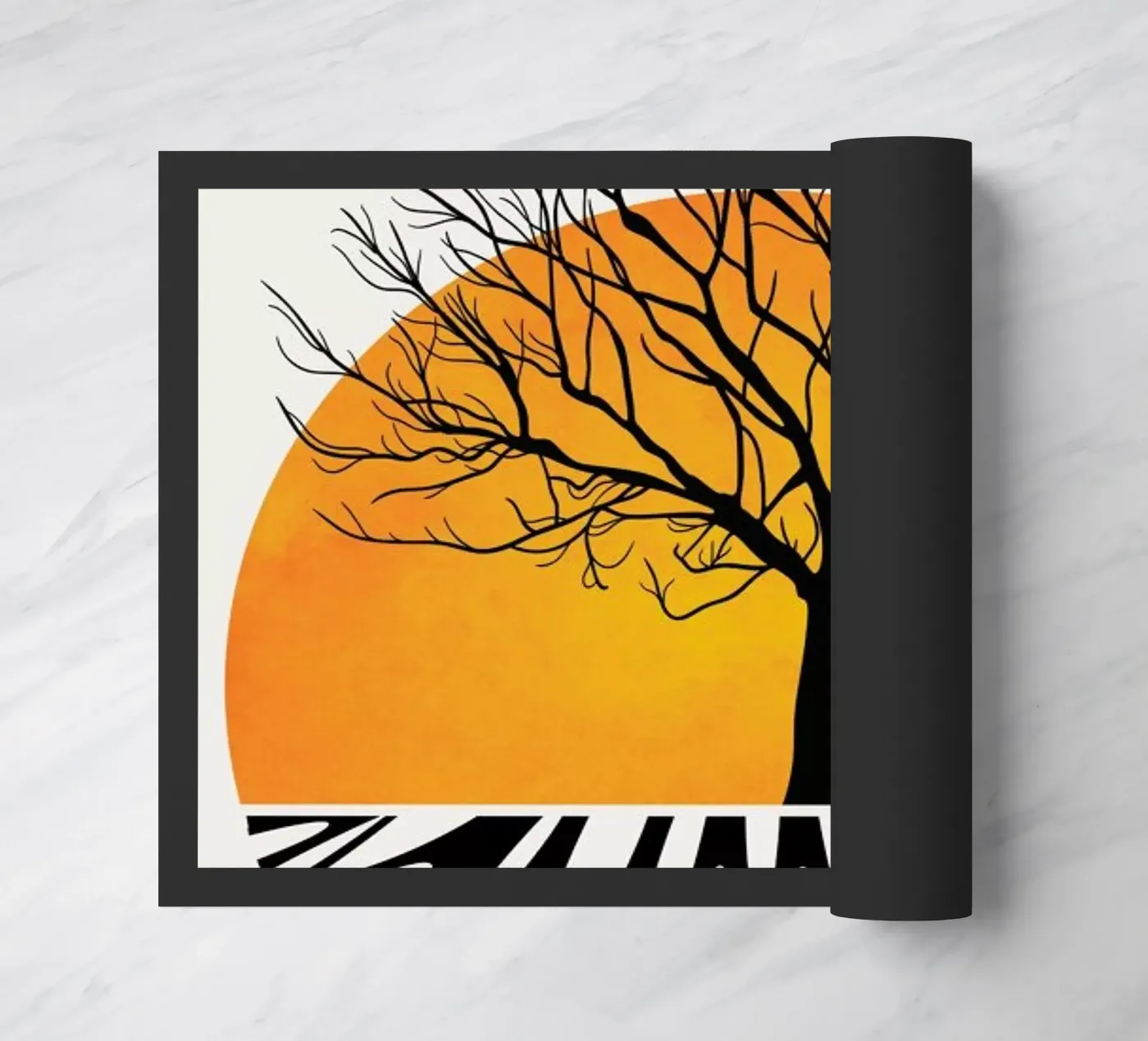 Warming Roots doormat by Kubistika