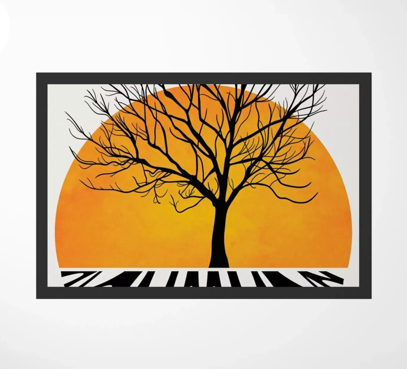Warming Roots doormat by Kubistika