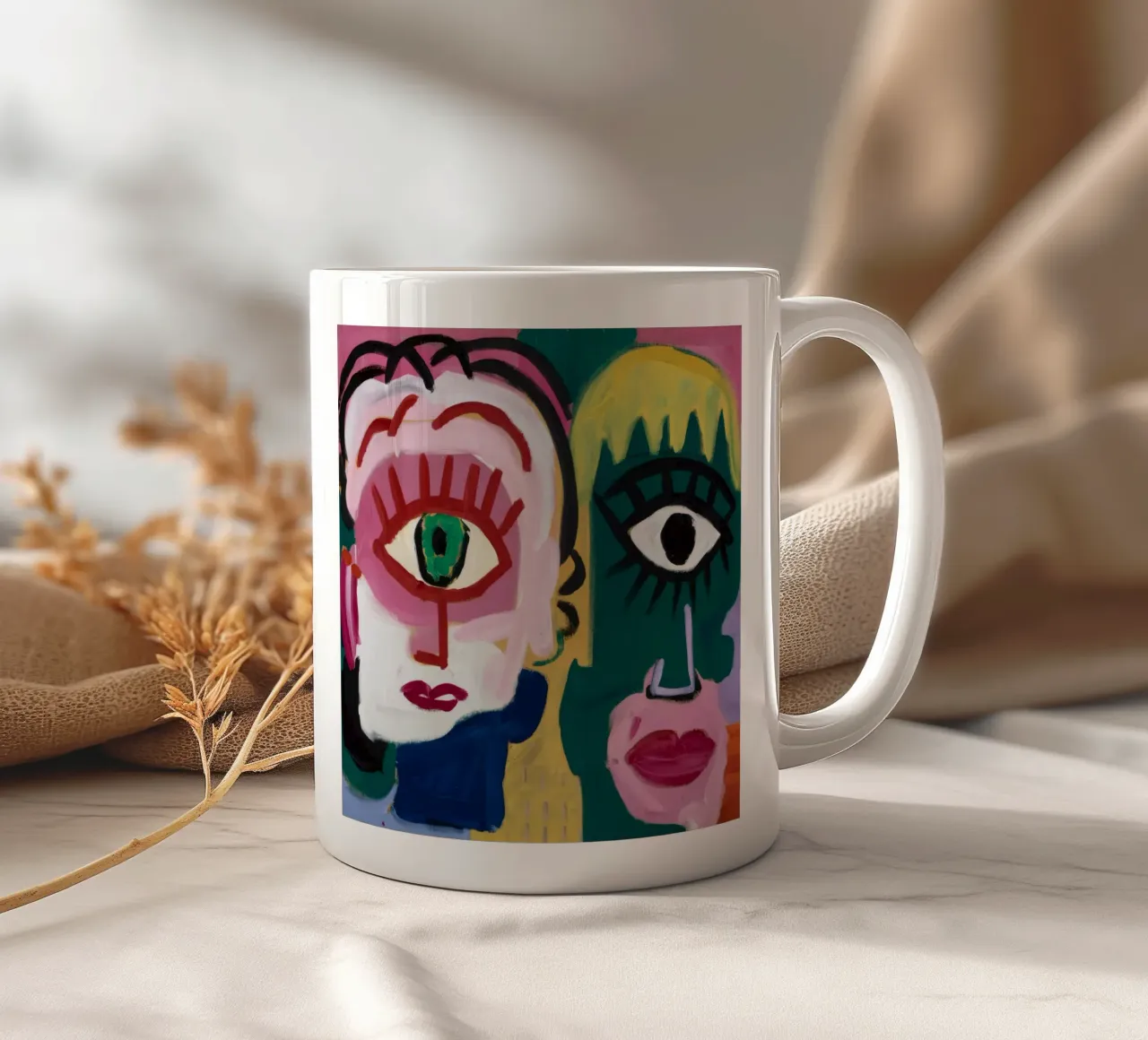L'occhio del mistero tazza in ceramica da Lunar Templar