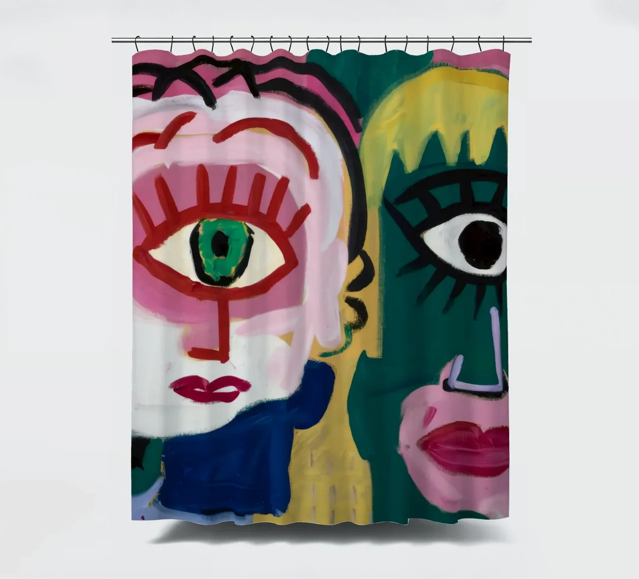Eye of Mystery shower curtain by Lunar Templar