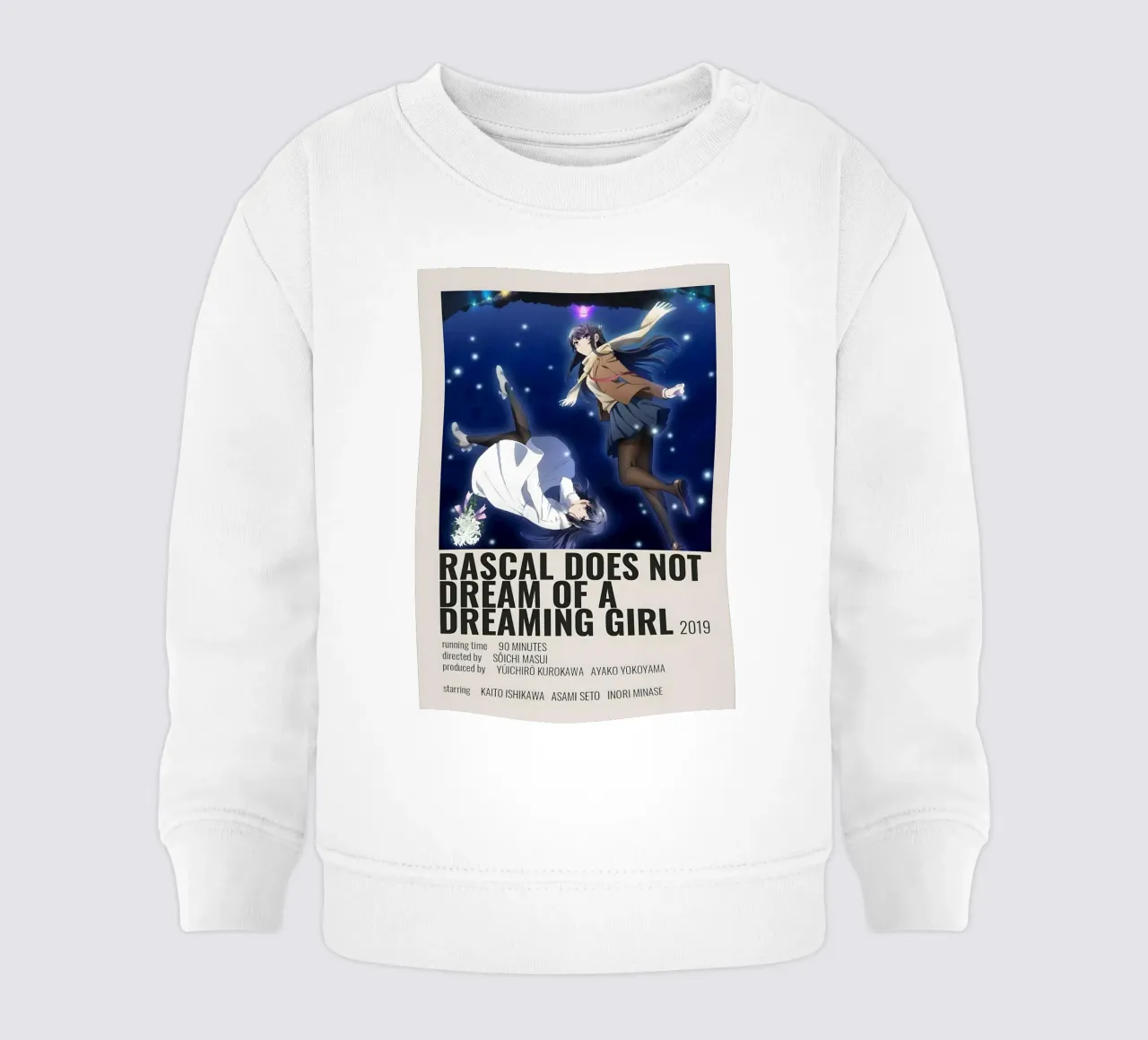 RASCAL DOES NOT DREAM OF A DREAMING GIRL 2019 felpa neonato da Totoya