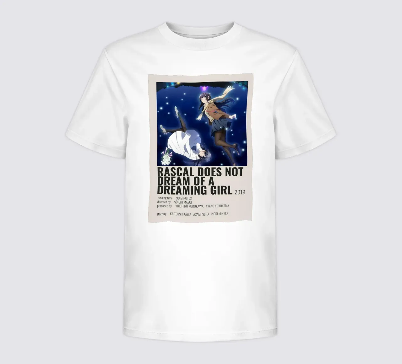 RASCAL DOES NOT DREAM OF A DREAMING GIRL 2019 kinder t-shirt van Totoya