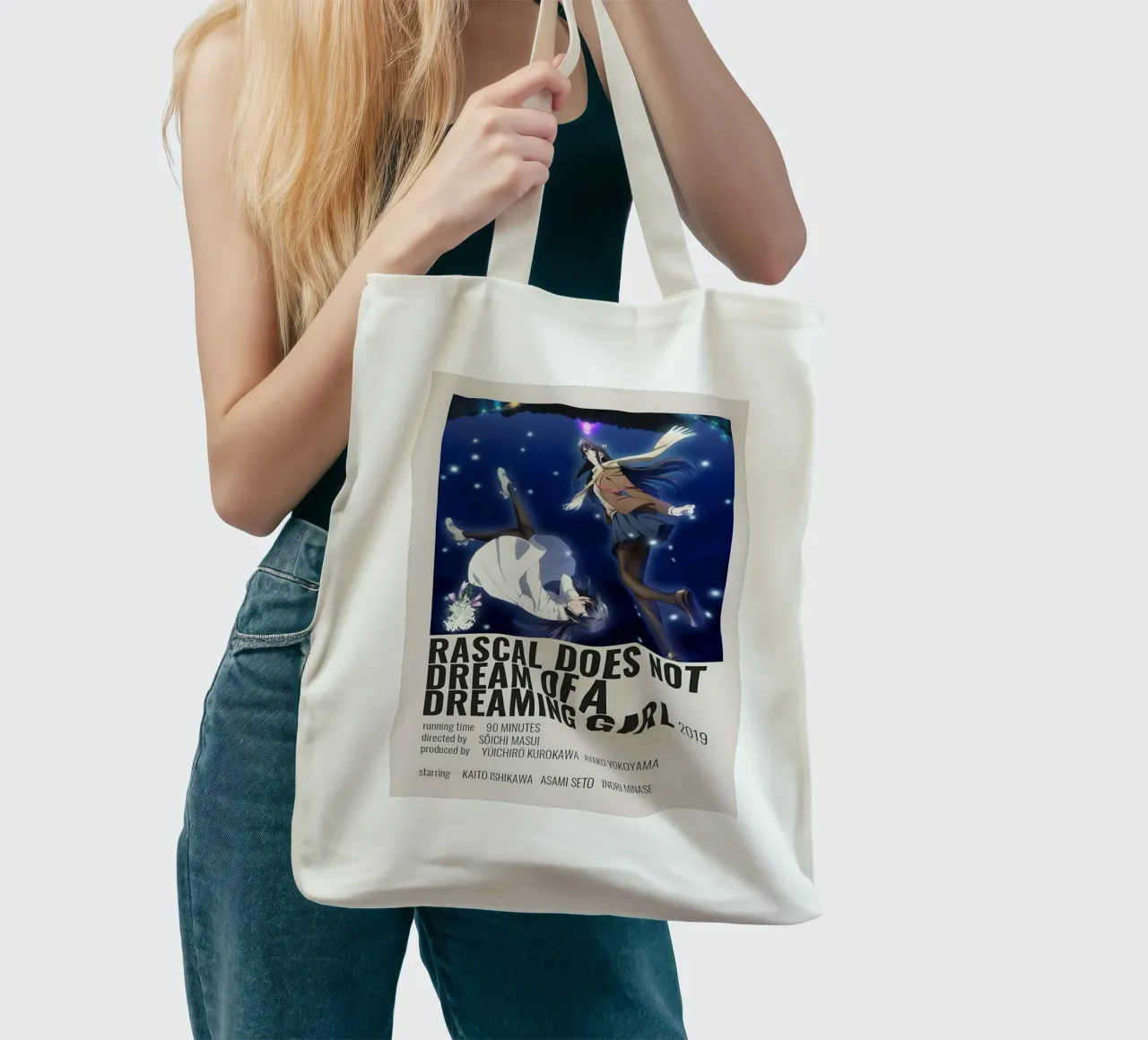 RASCAL DOES NOT DREAM OF A DREAMING GIRL 2019 borsa in juta da Totoya
