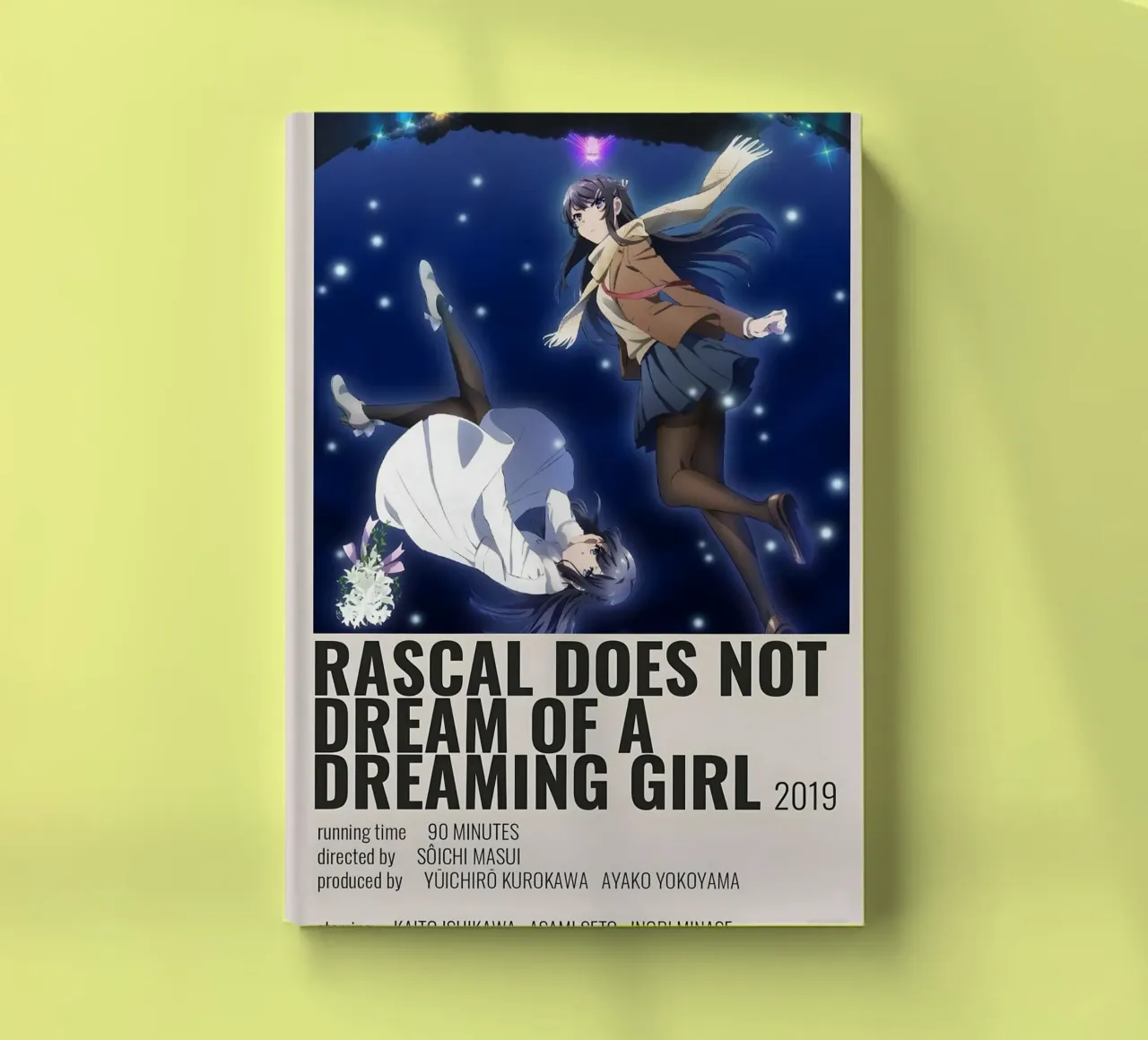 RASCAL DOES NOT DREAM OF A DREAMING GIRL 2019 diario da Totoya