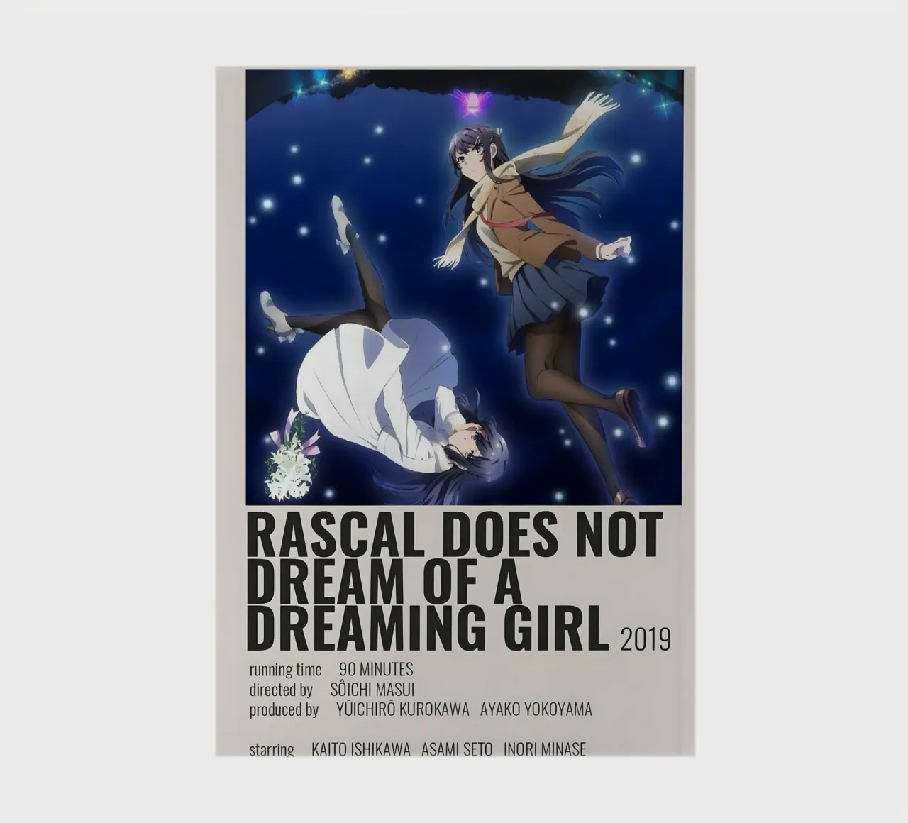 RASCAL DOES NOT DREAM OF A DREAMING GIRL 2019 diario da Totoya