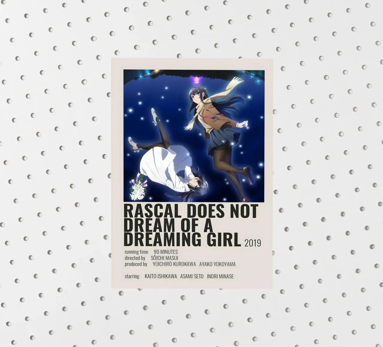RASCAL DOES NOT DREAM OF A DREAMING GIRL 2019 adesivo da Totoya