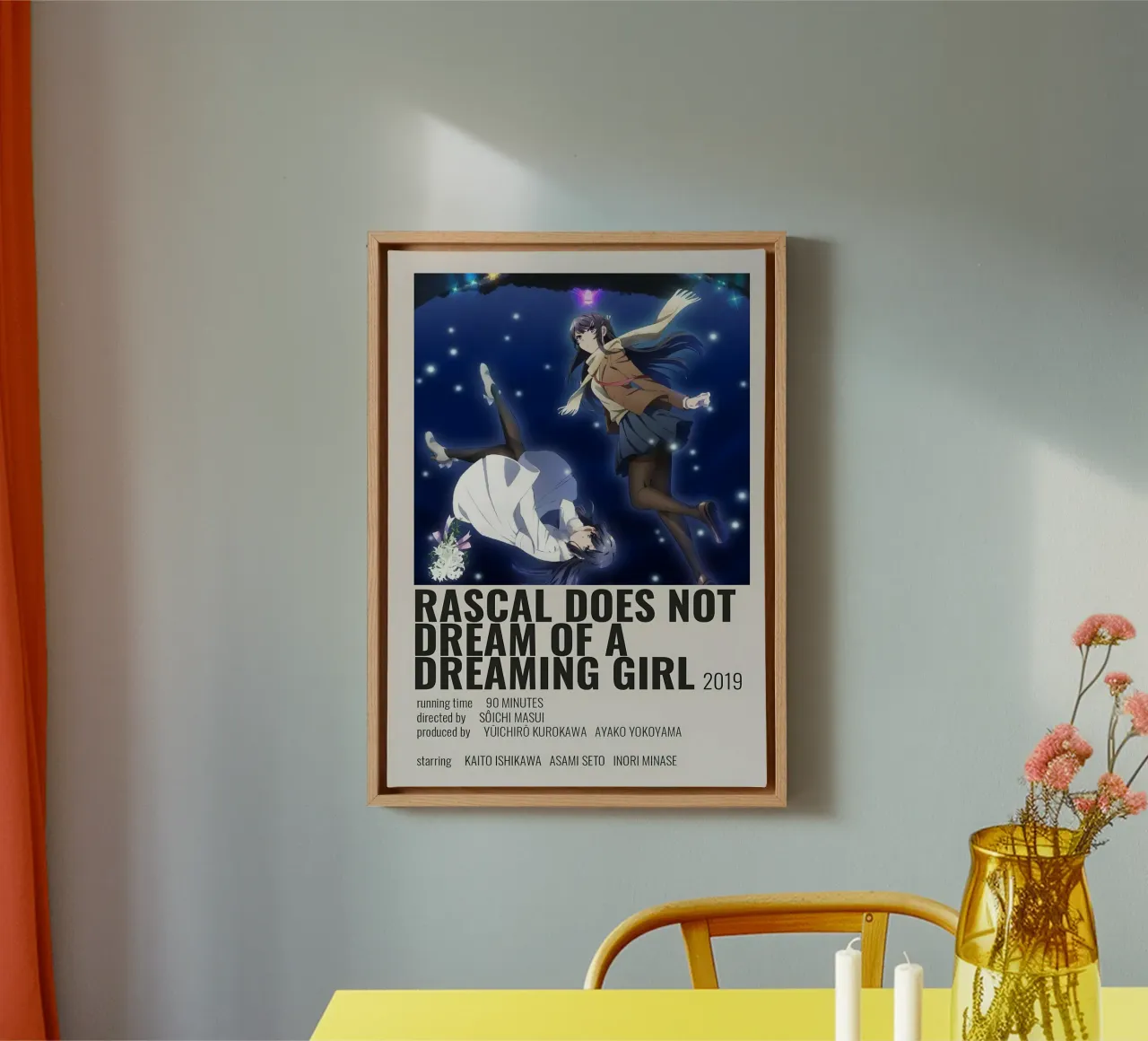 RASCAL DOES NOT DREAM OF A DREAMING GIRL 2019 tela da Totoya