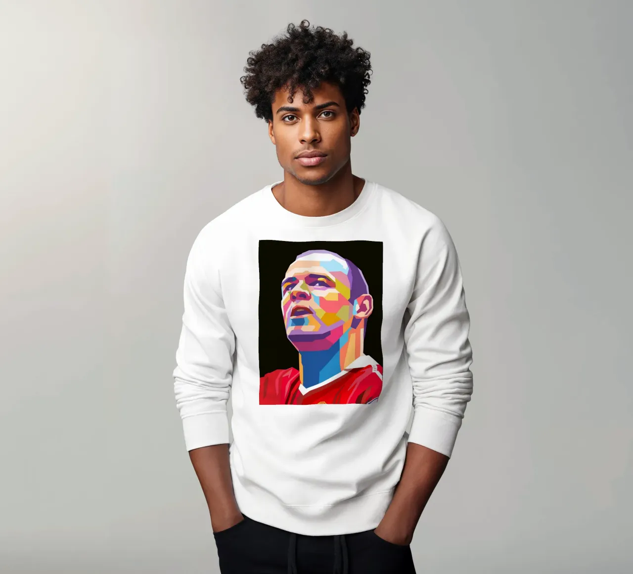 Calcio iconico - Wayne Rooney felpa da Hantamrata