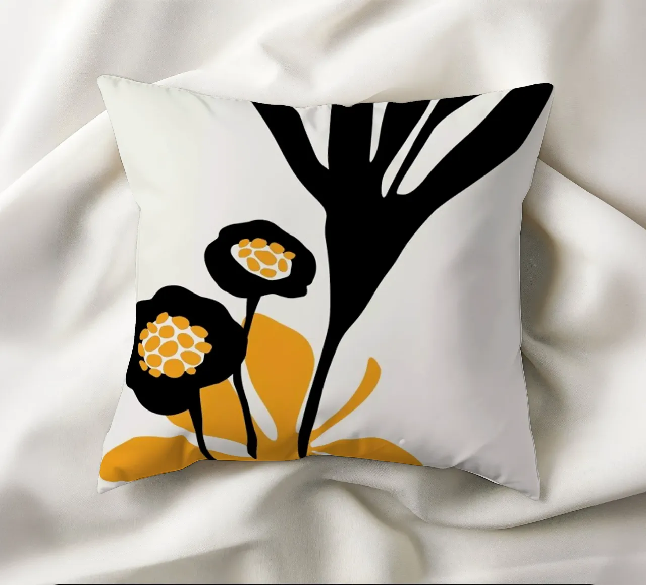 Blossom Beauty No.1 decorative cushion by Kubistika