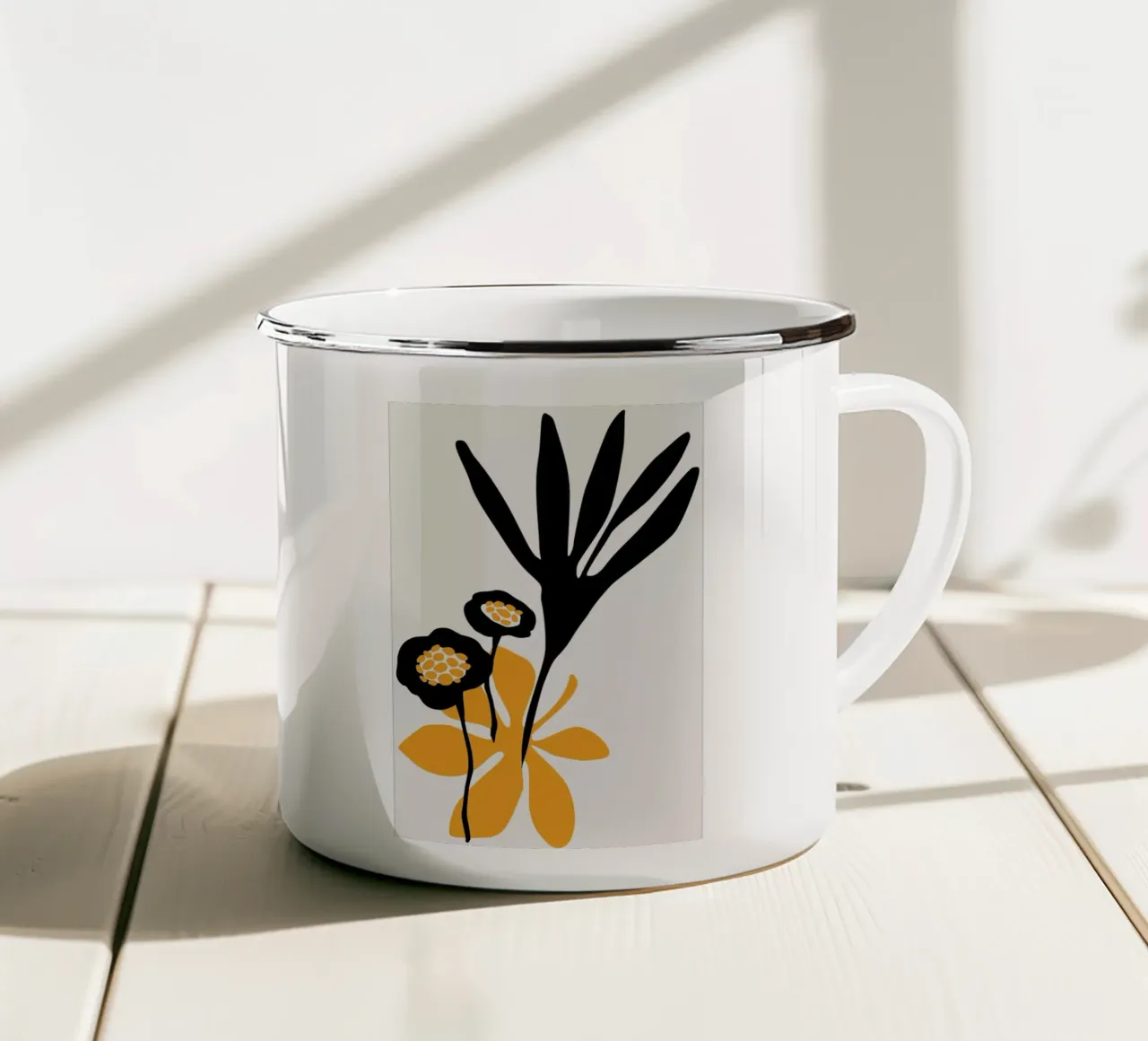 Blossom Beauty No.1 tazza in smalto da Kubistika