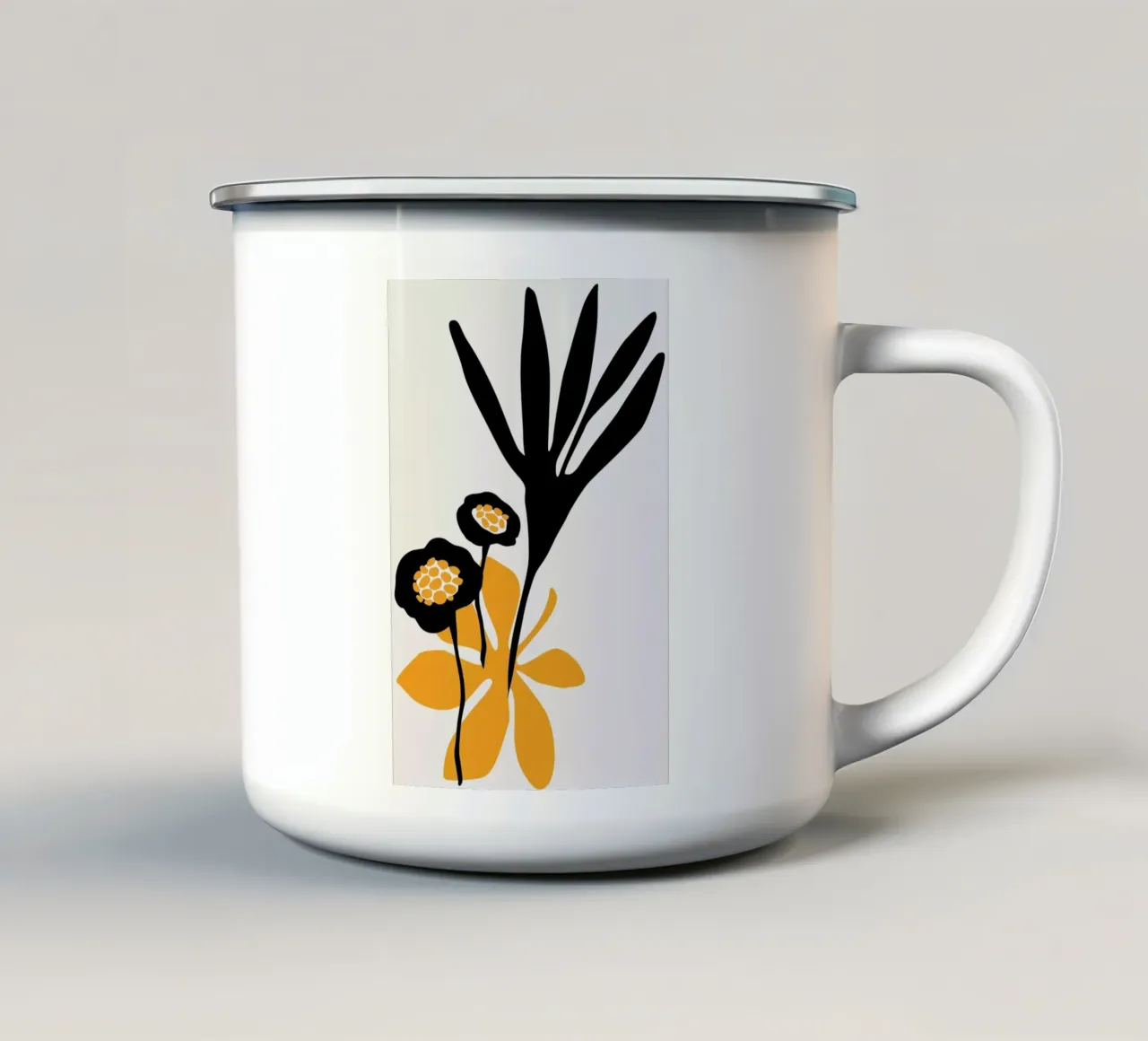 Blossom Beauty No.1 tazza in smalto da Kubistika