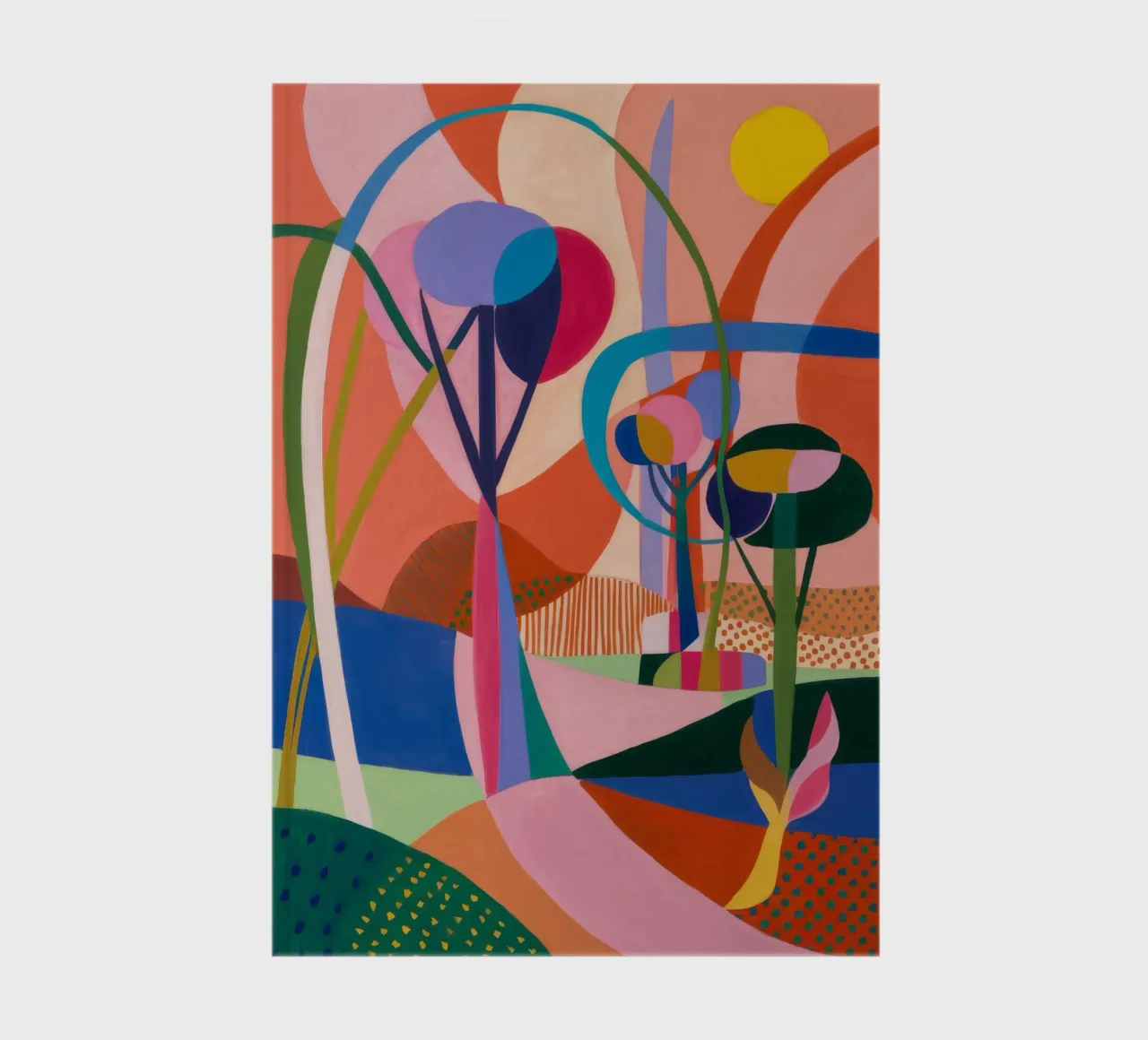 Abstract Landscape notebook by Lunar Templar