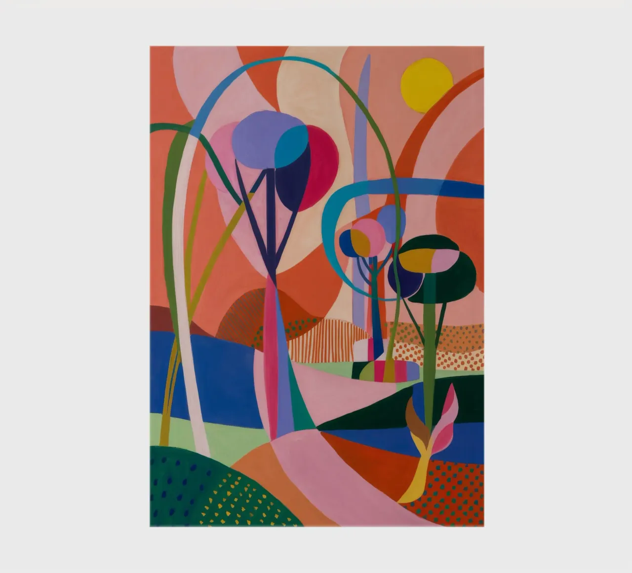 Abstract Landscape notebook by Lunar Templar