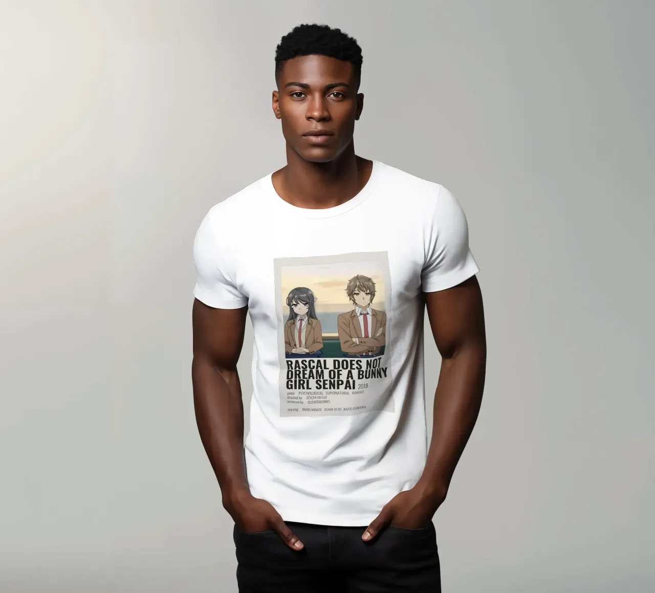 RASCAL DOES NOT DREAM OF A BUNNY GIRL SENPAI 2018 t-shirt da Totoya