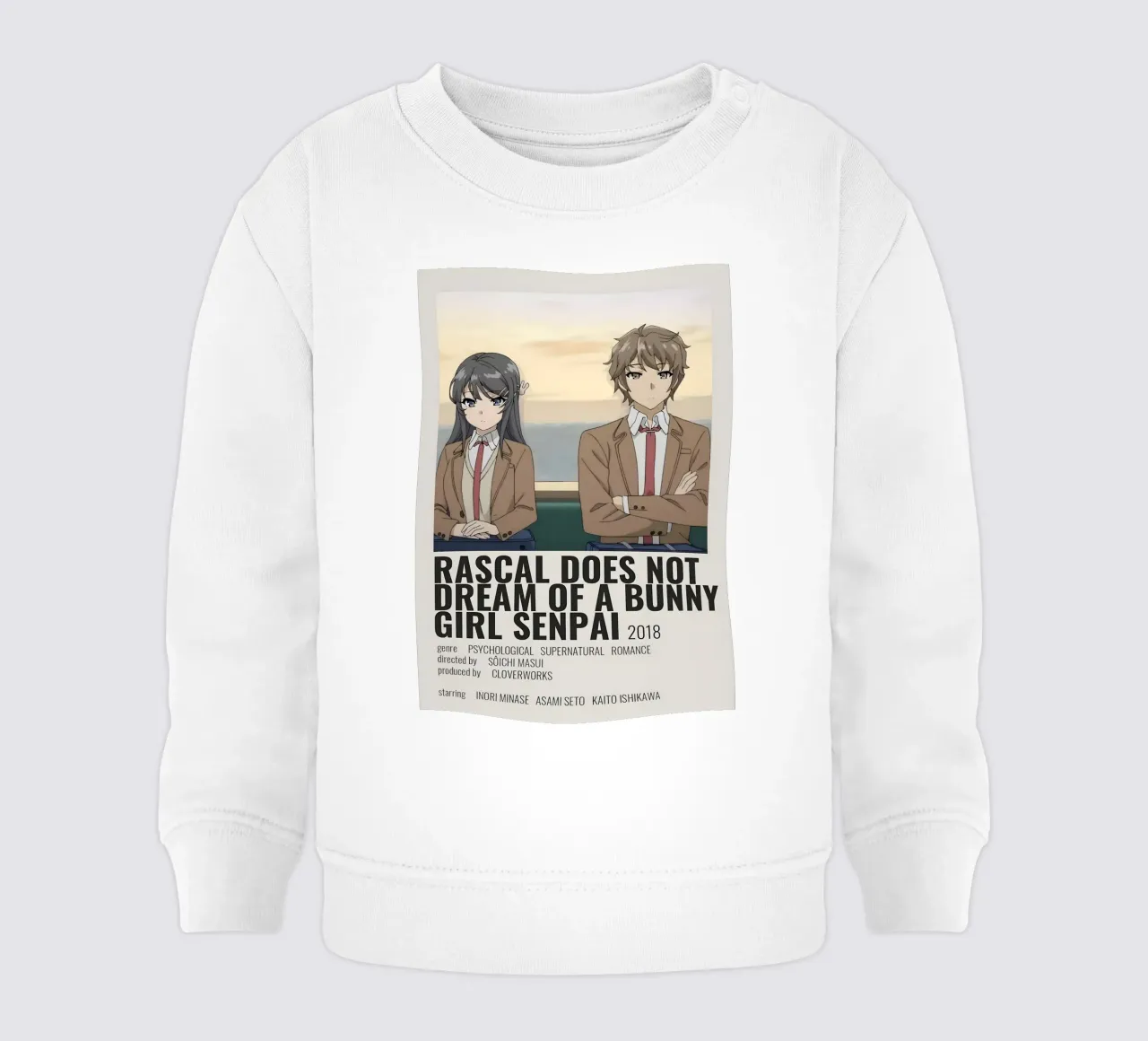 RASCAL DOES NOT DREAM OF A BUNNY GIRL SENPAI 2018 felpa neonato da Totoya