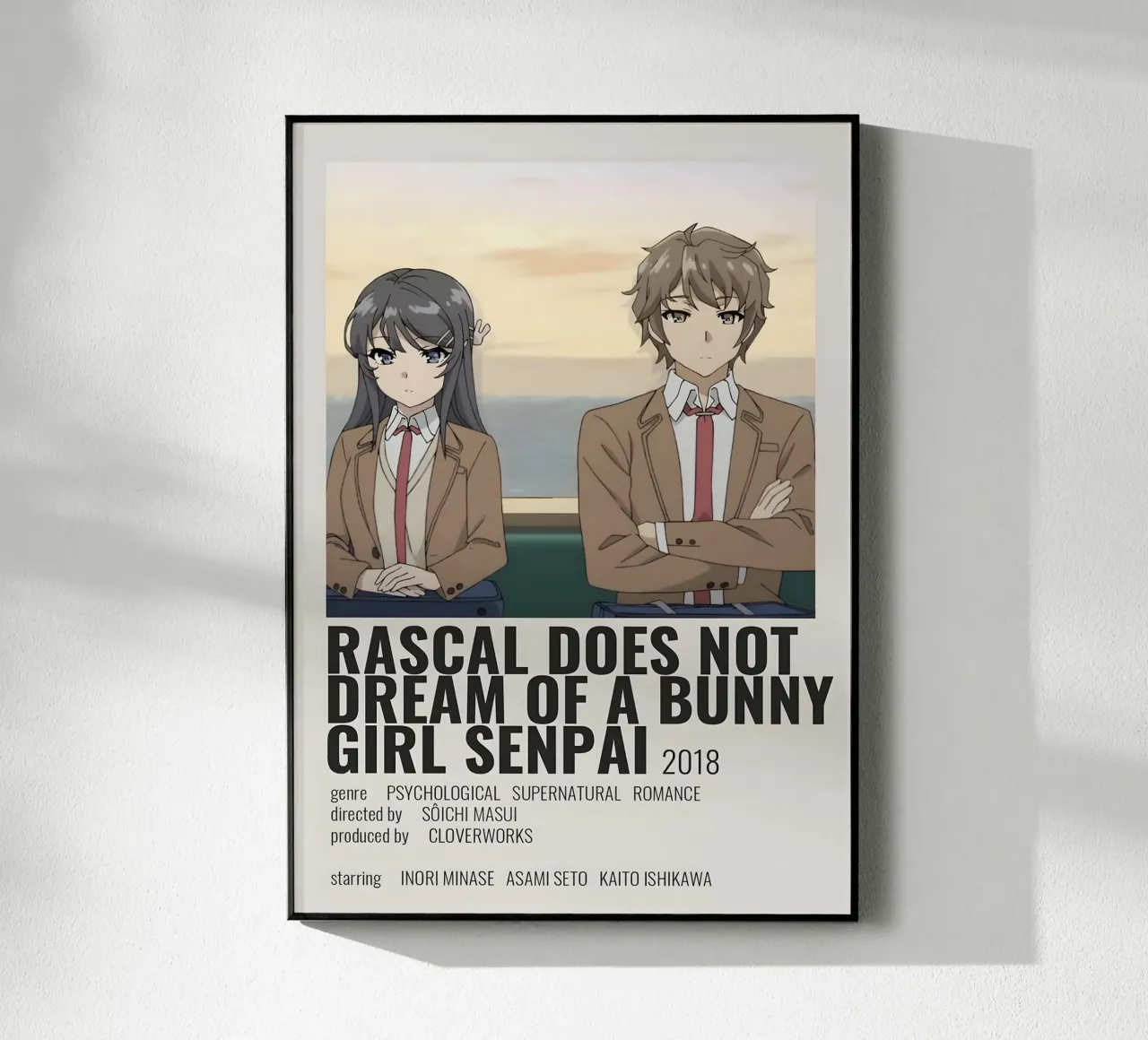 RASCAL DOES NOT DREAM OF A BUNNY GIRL SENPAI 2018 plexiglass da Totoya
