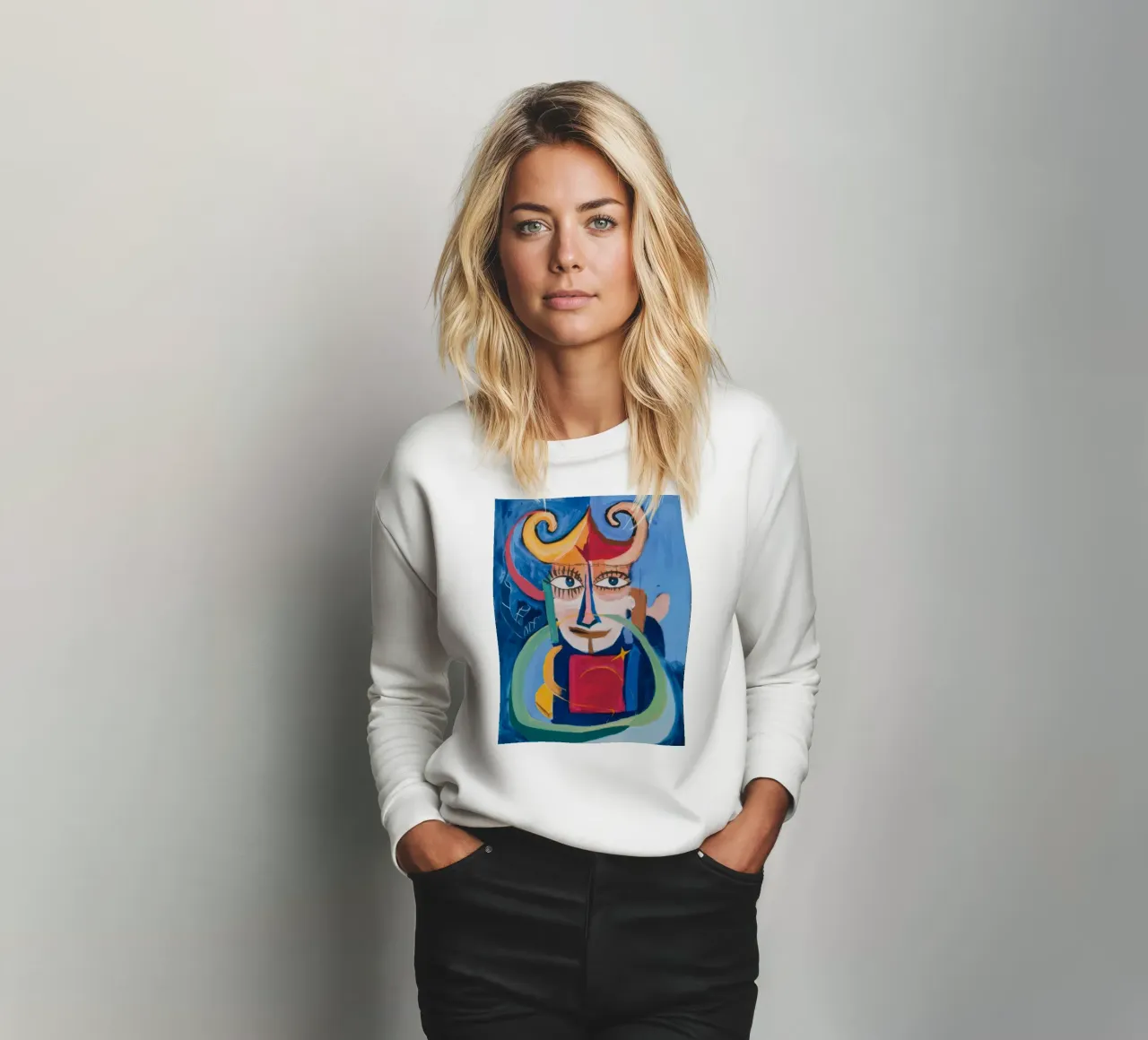 Mystieke abstracte symfonie sweatshirt van Lunar Templar