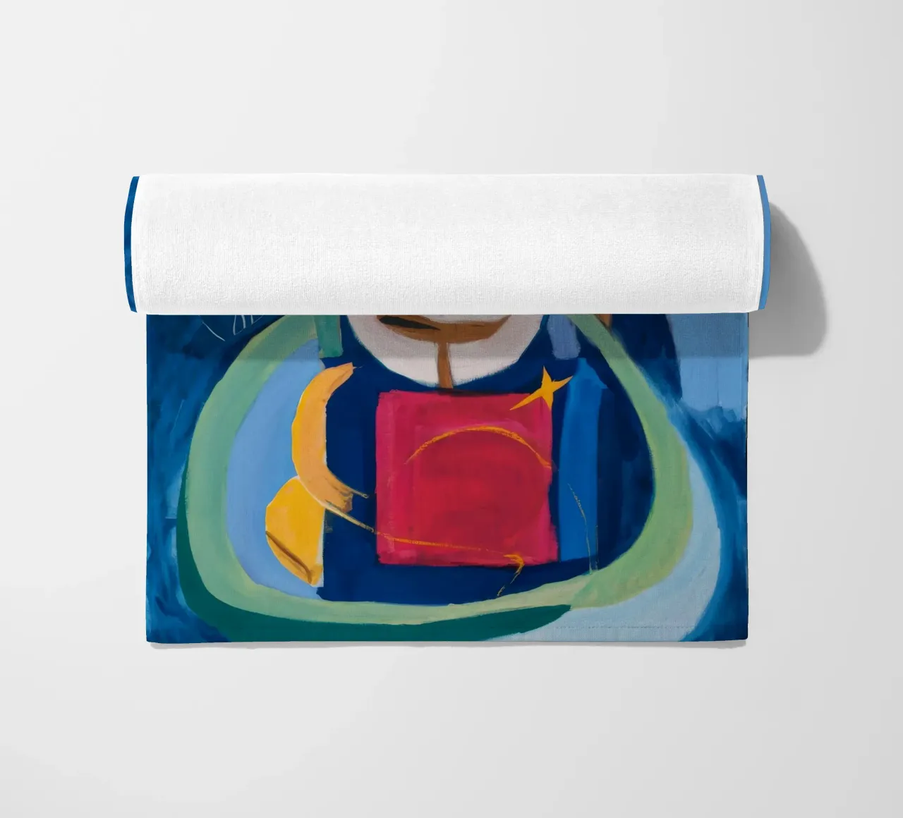 Mystieke abstracte symfonie strandhanddoek van Lunar Templar