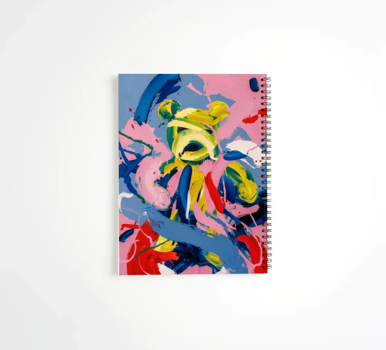 Explosive Color Burst spiral notebook by Lunar Templar