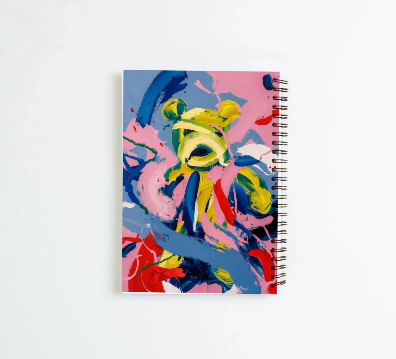 Explosive Color Burst spiral notebook by Lunar Templar