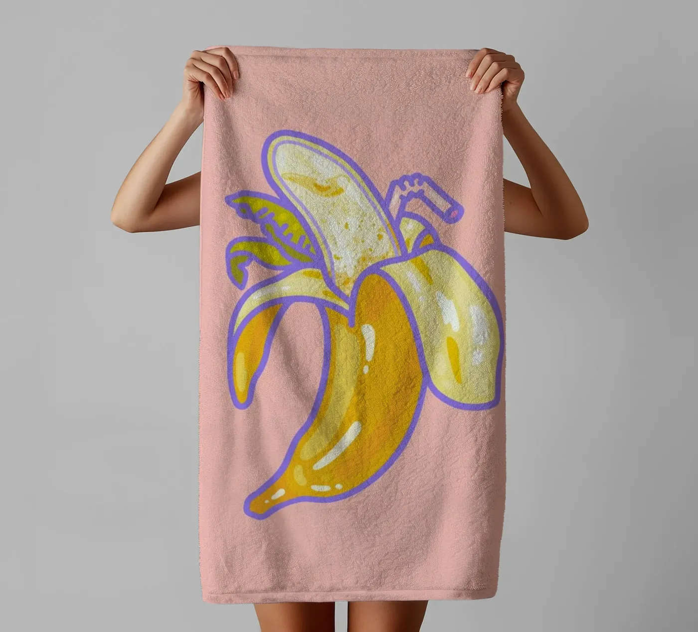 Banana Split towel by Laura O'Connor