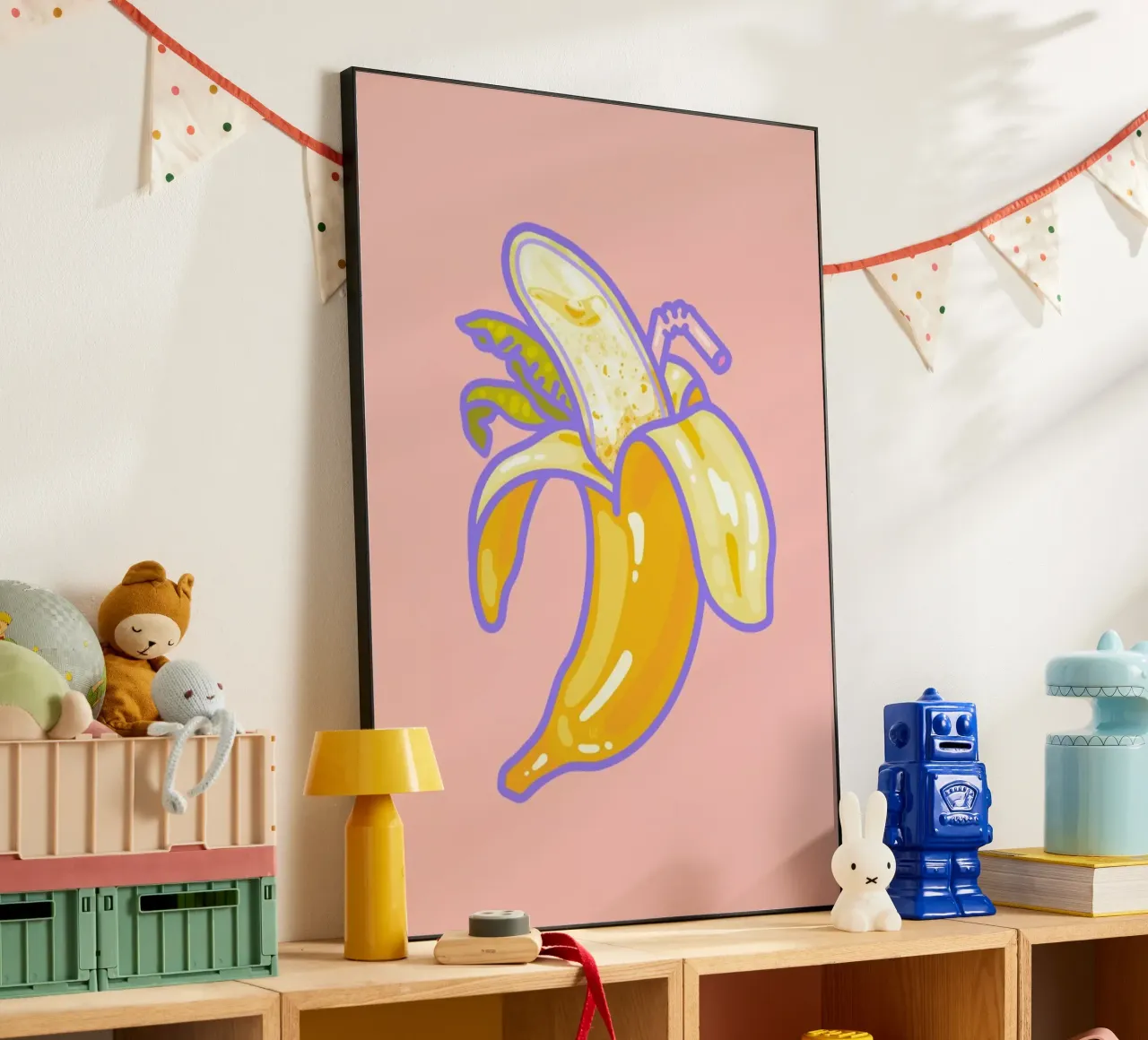 Banana Split alluminio dibond da Laura O'Connor