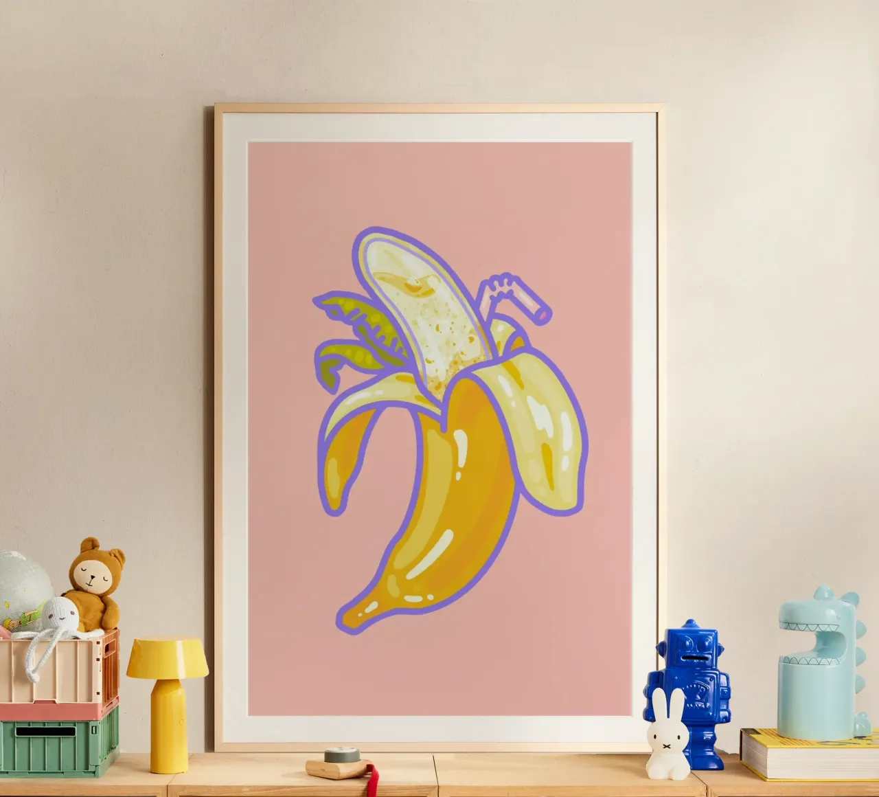 Banana Split poster by Laura O'Connor