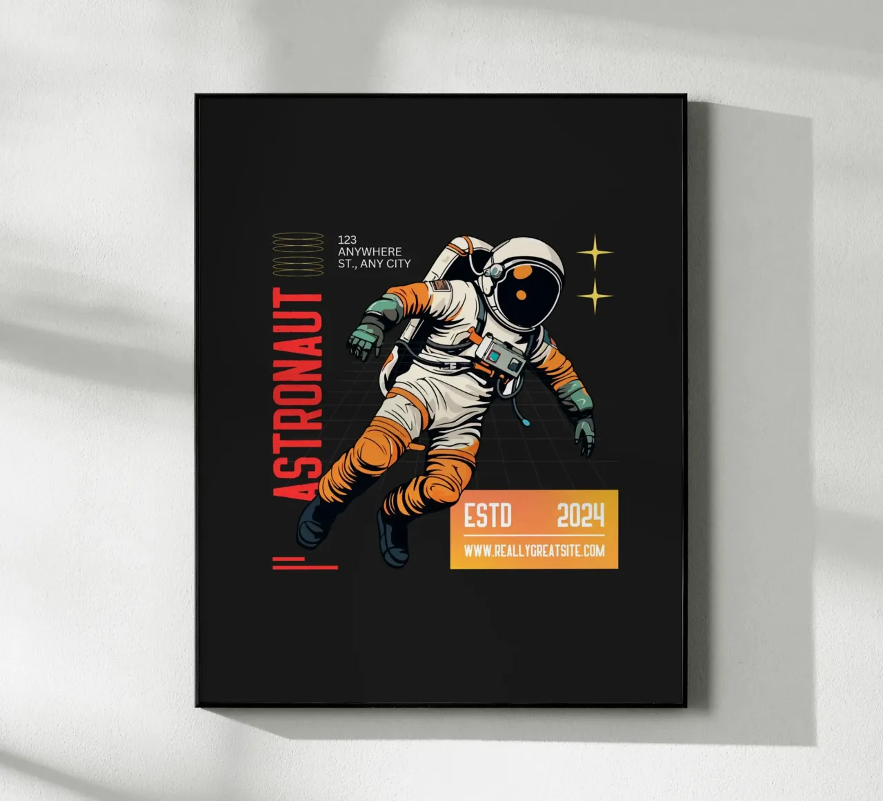 Astronauta plexiglass da Agnazarshop