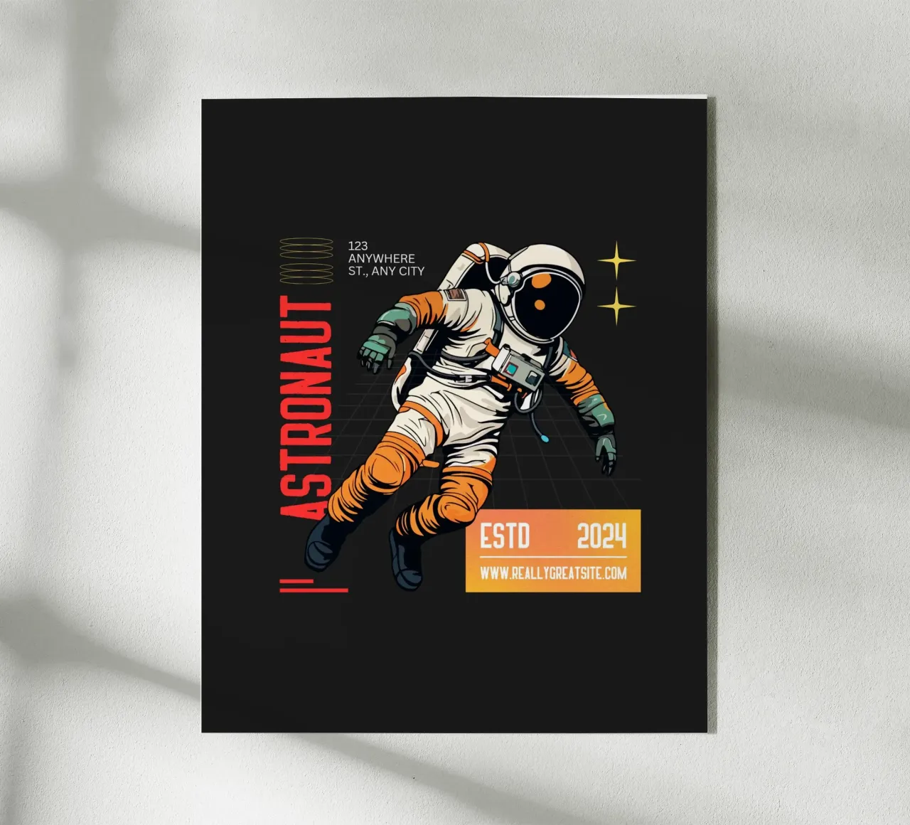 Astronauta plexiglass da Agnazarshop