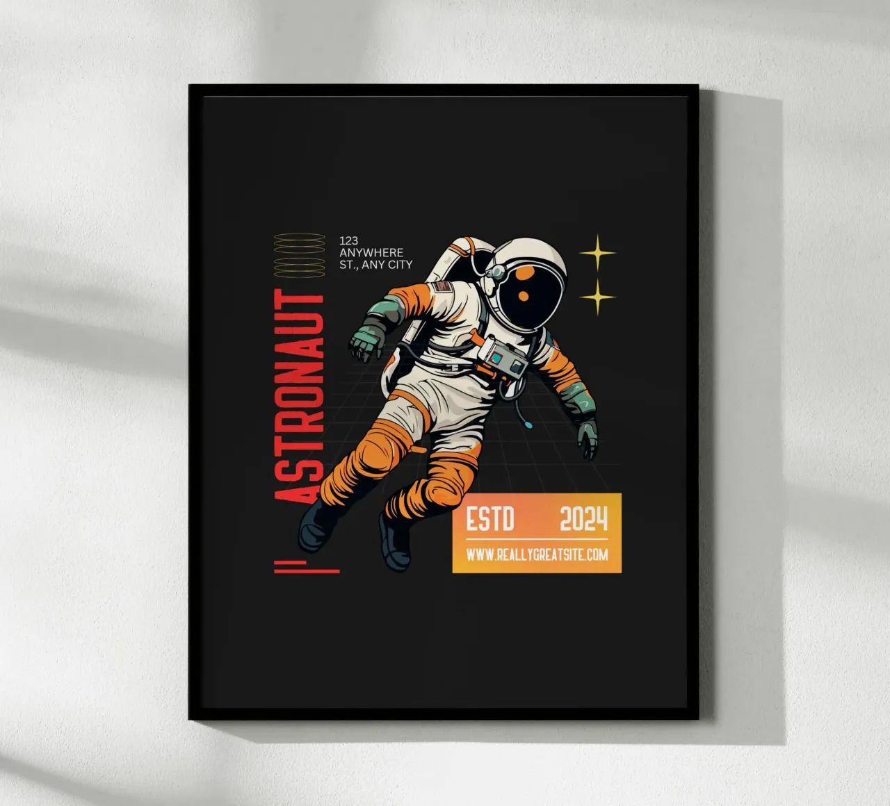 Astronauta poster da Agnazarshop